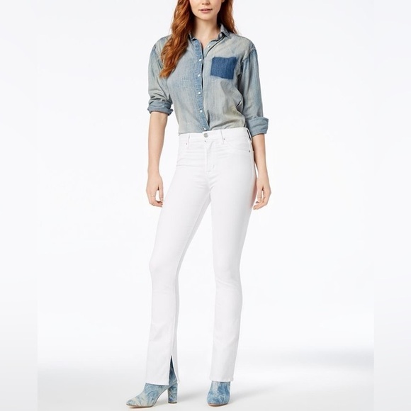 Hudson Heartbreaker High-Rise Bootcut Jeans in Optical White - Picture 16 of 16